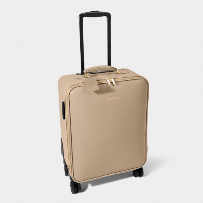 Katie Loxton Oxford Cabin Suitcase - Light Taupe